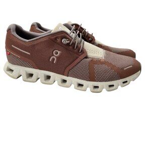 On Running Cloud 5 Women's Sneaker Rose Brown Fog Size 9